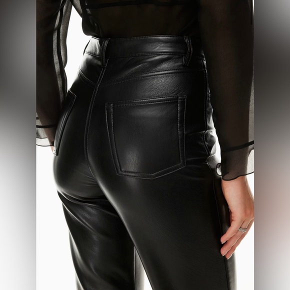 Wilfred The Melina Leather Black Pant Size 6 - Picture 5 of 12